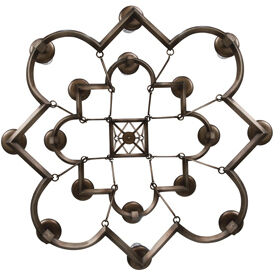 Liaison 16 Light 58 inch Bronze Chandelier Ceiling Light
