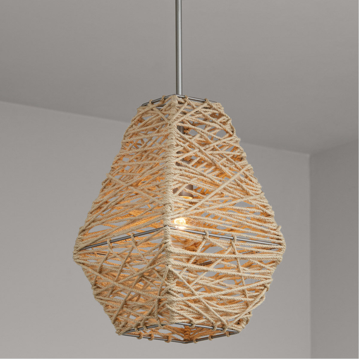 Jute ceiling light 2025