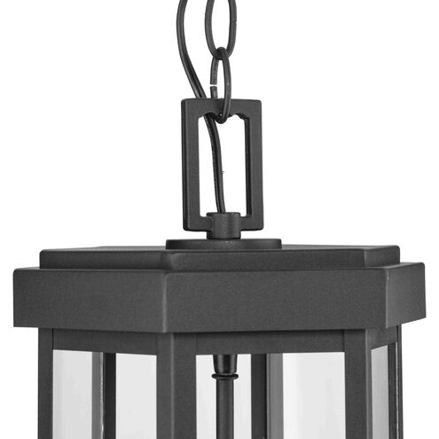 Ramsey 3 Light 9 inch Textured Black Outdoor Hanging Lantern
