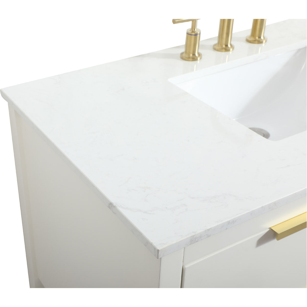 Larkin 42 X 22 X 34 inch White Vanity Sink Set
