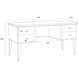 Pattinson 60 X 24 inch White Ceruse / Oyster Shagreen Desk