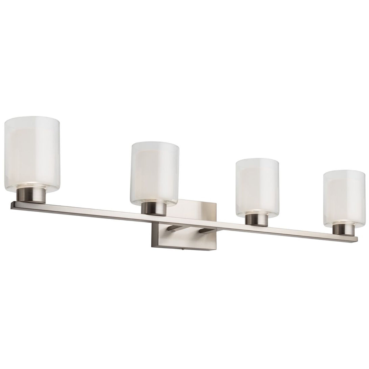Saville LED 33 inch Brushed Nickel Bathroom Vanity Wall Light