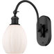 Ballston Eaton LED 6 inch Matte Black Sconce Wall Light