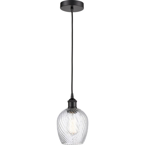 Edison Salina LED 5 inch Matte Black Mini Pendant Ceiling Light