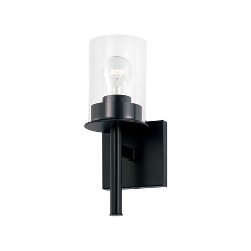 Mason 1 Light 5 inch Matte Black Sconce Wall Light
