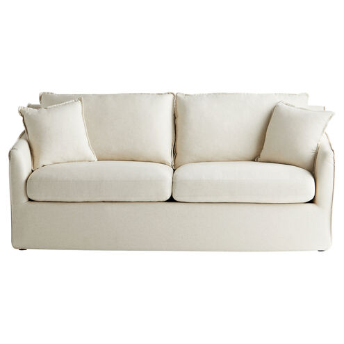 Sovente White and Cream Sofa