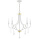 Glendale 5 Light 25 inch White Chandelier Ceiling Light
