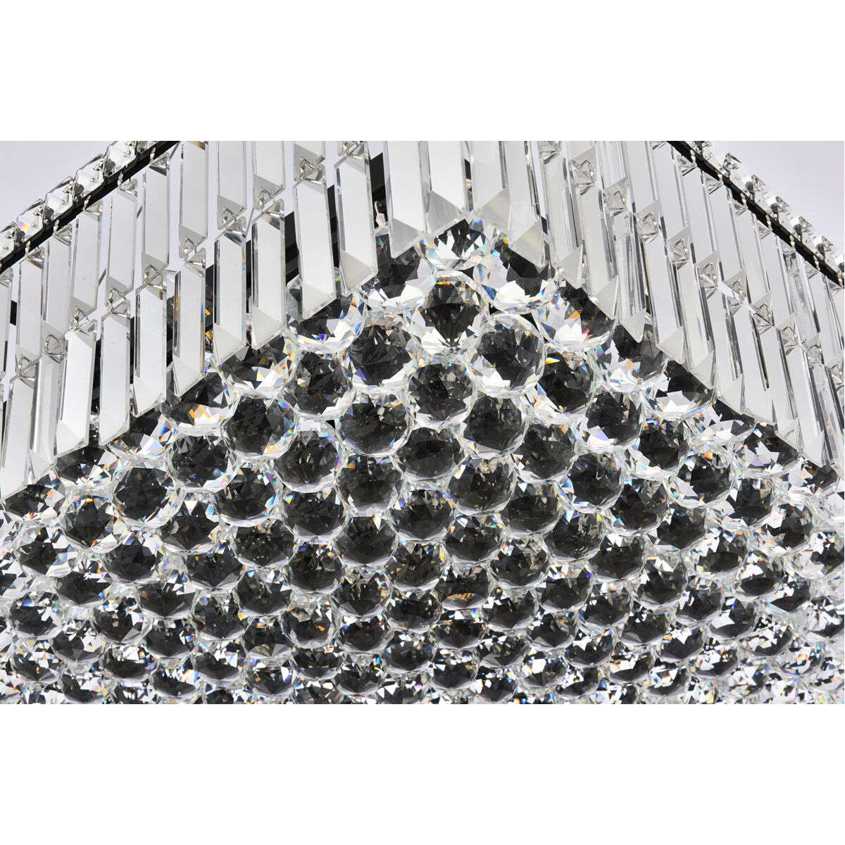 Maxime 12 Light 28 inch Black and Clear Chandelier Ceiling Light in Royal Cut