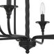 Jolenne 9 Light 35.04 inch Flat Black Chandelier Ceiling Light