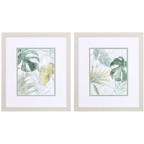 Waterside Green and Teal Framed Art