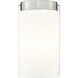 Burk 1 Light 4.25 inch Brushed Nickel Wall Sconce Wall Light