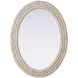 Marlowe 36 X 27 inch Linen White Mirror