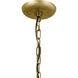 Homestead Heddle 3 Light 16 inch Natural Brass Chandelier Ceiling Light, Heddle