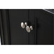 Park Avenue 60 X 21.5 X 35 inch Black Vanity Sink Set