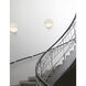 Ambiance LED 8 inch Bisque ADA Wall Sconce Wall Light in Incandescent, Closed Top Fixture, Dome