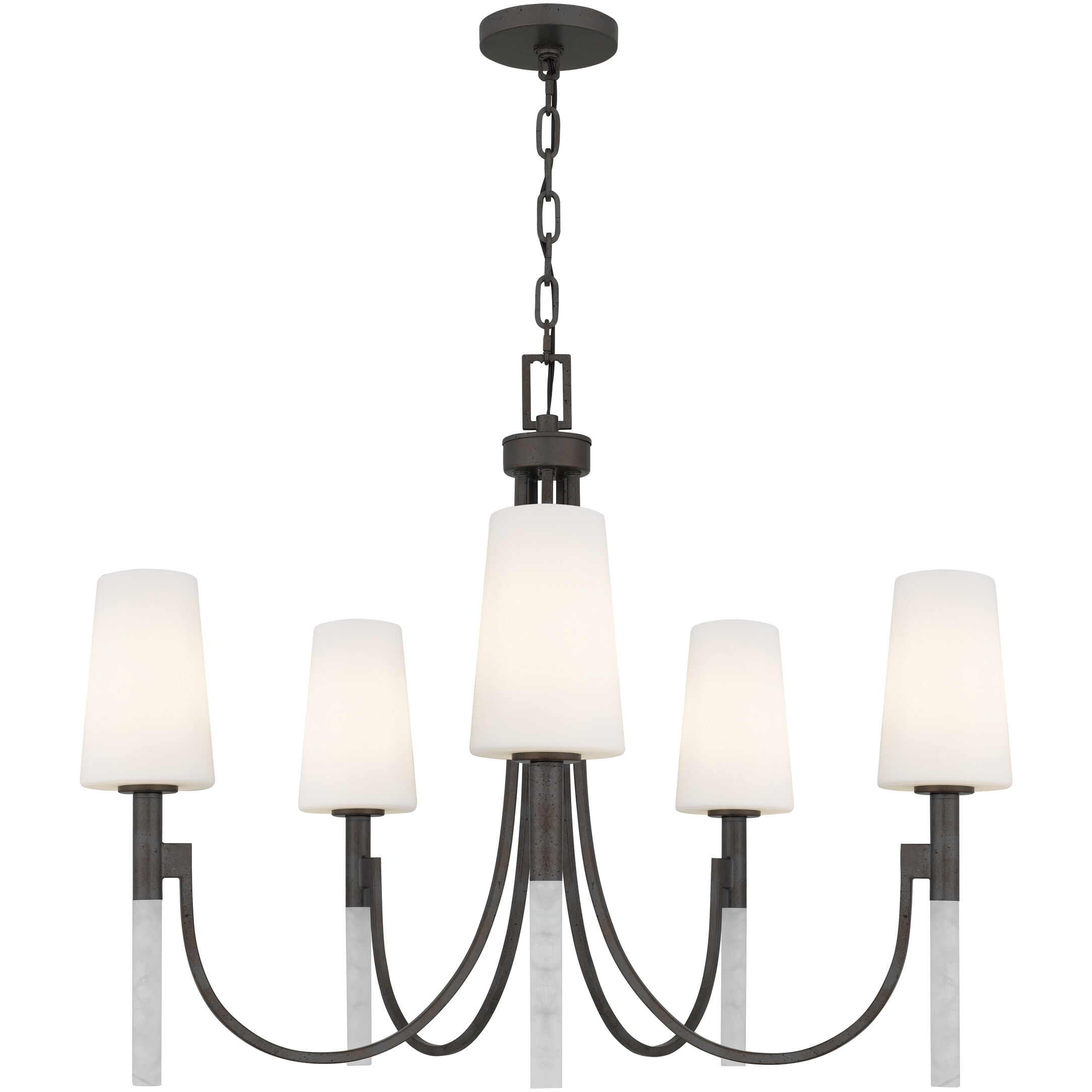 Eloura 5 Light 32 inch Iron Gate Chandelier Ceiling Light