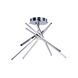 Voyager LED 27 inch Chrome Semi Flush Ceiling Light