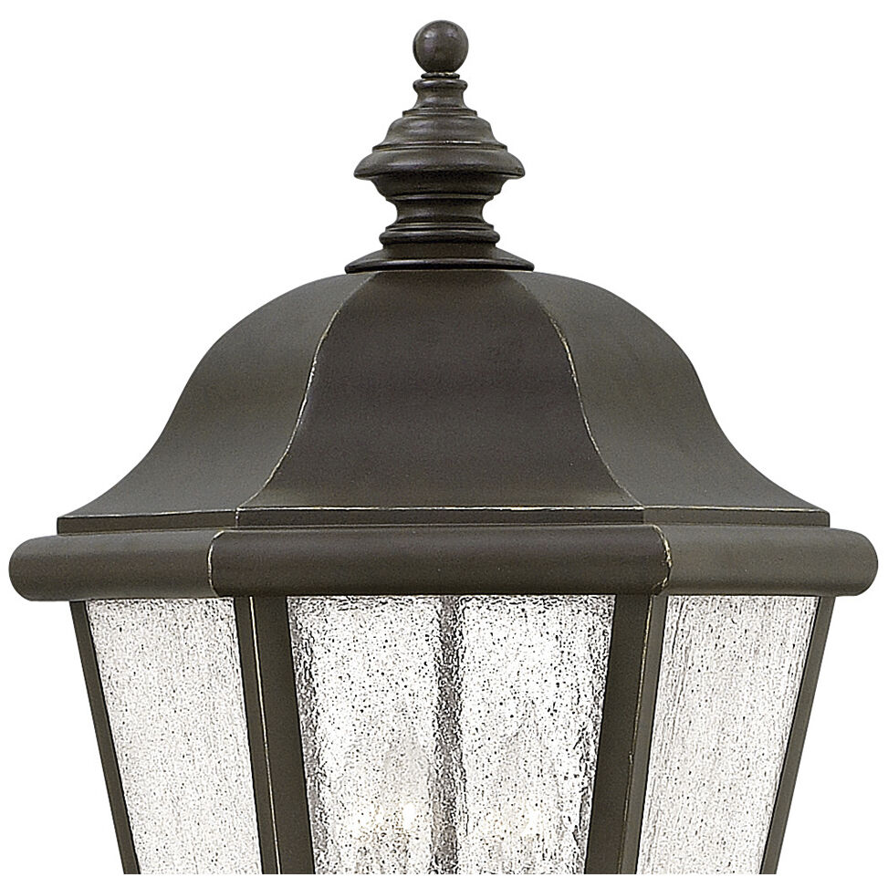 Estate Series Edgewater 4 Light 27.75 inch Oil Rubbed Bronze Outdoor Post Mount Lantern in Non-LED, Extra Large