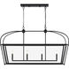 C&M by Chapman & Myers Charleston 4 Light 17.5 inch Midnight Black Pendant Ceiling Light