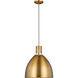 Sean Lavin Brynne LED 16.5 inch Burnished Brass Pendant Ceiling Light