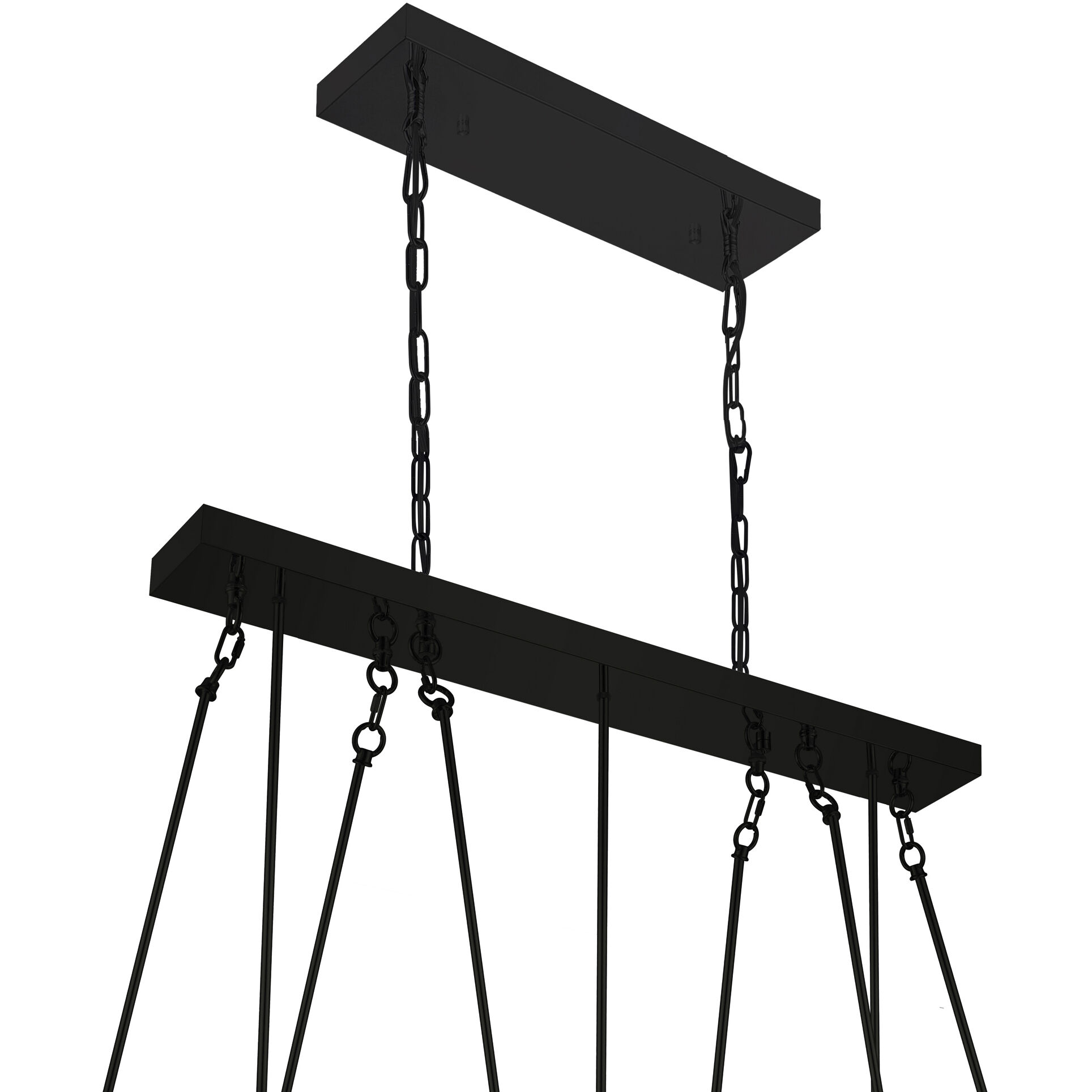 Shalia 20 Light 47 inch Black Island/Pool Table Light Ceiling Light