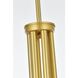 Layne 6 Light 50 inch Brass Chandelier Ceiling Light