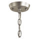 Kennewick 8 Light 27 inch Brushed Nickel Chandelier 1 Tier Medium Ceiling Light