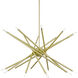 Soho 20 Light 38 inch Satin Brass Chandelier Ceiling Light, Large