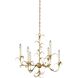 Ainsley 6 Light 26 inch Oxidized Gold Leaf Chandelier Ceiling Light