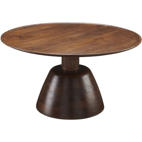 Maeve 33 X 33 inch Dark Brown Coffee Table