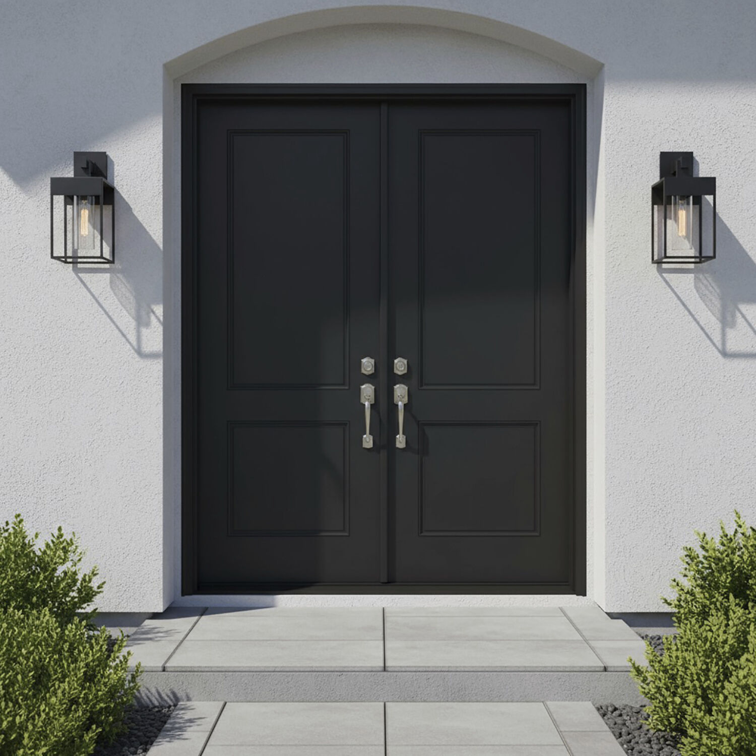 Weybridge LED 16.76 inch Black Outdoor Wall Light, Coach Light