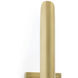 Redford 2 Light 4.25 inch Natural Brass Wall Sconce Wall Light