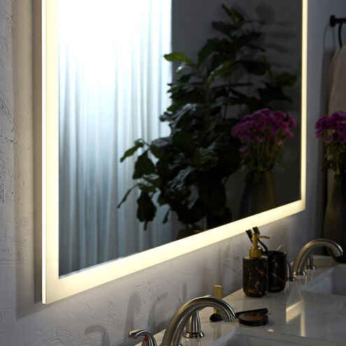 Starlight 36 X 24 inch Black LED Lighted Mirror, Vanita by Oxygen