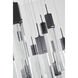 Canada 25 Light 27.5 inch Black Chandelier Ceiling Light