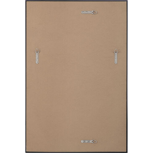 Lausanne 36 X 24 inch Matte Black Wall Mirror