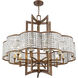 Grammercy 10 Light 34 inch Hand Painted Palacial Bronze Chandelier Ceiling Light