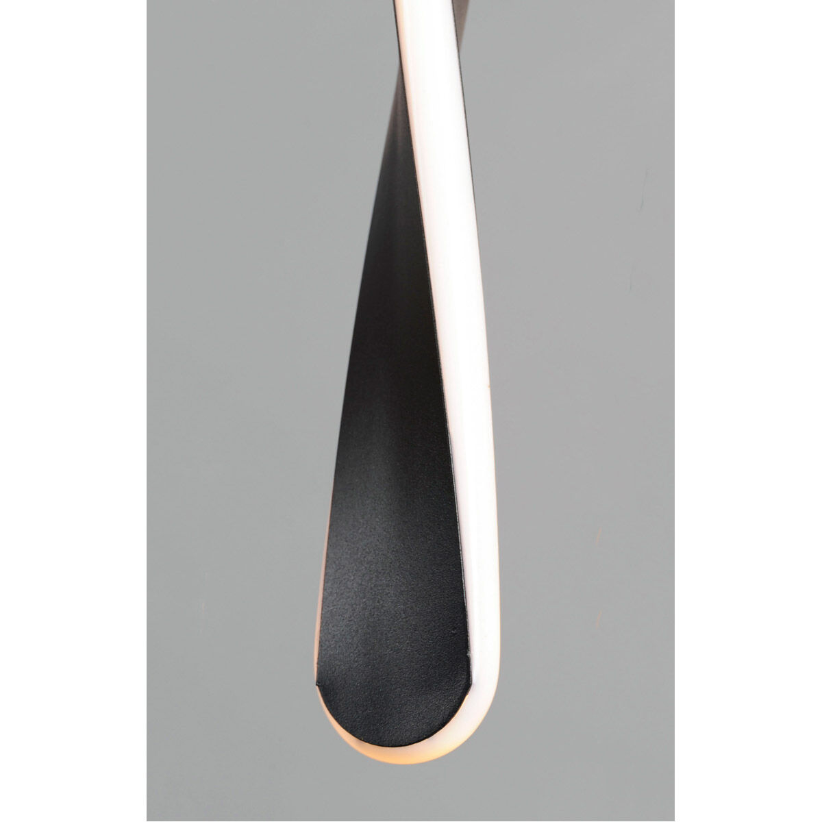 Pirouette LED 8 inch Black Mini Pendant Ceiling Light