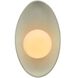 Ambiance LED 7.5 inch Celadon Green Crackle Wall Sconce Wall Light