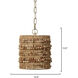 Strand 1 Light 10.5 inch Natural Pendant Ceiling Light