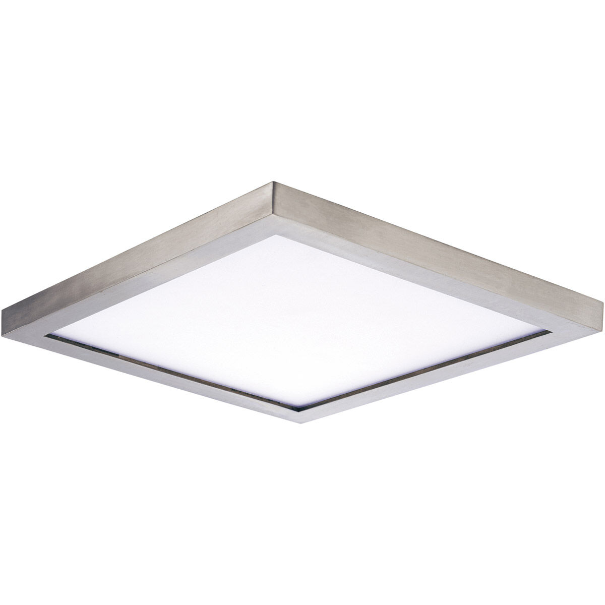 Wafer LED 9 inch Satin Nickel Flush Mount Ceiling Light