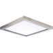 Wafer LED 9 inch Satin Nickel Flush Mount Ceiling Light