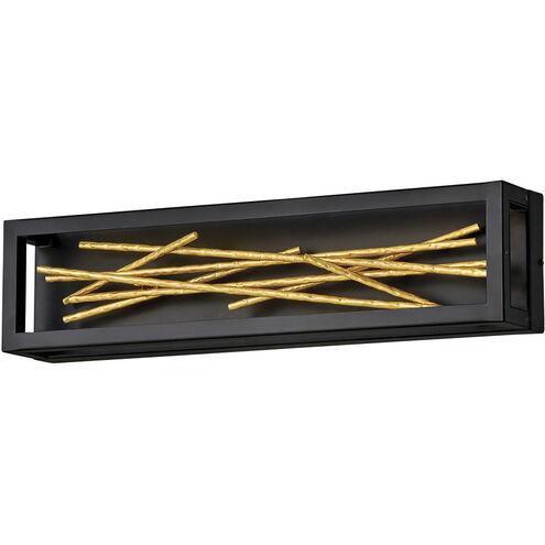 Styx LED 6 inch Black ADA Sconce Wall Light