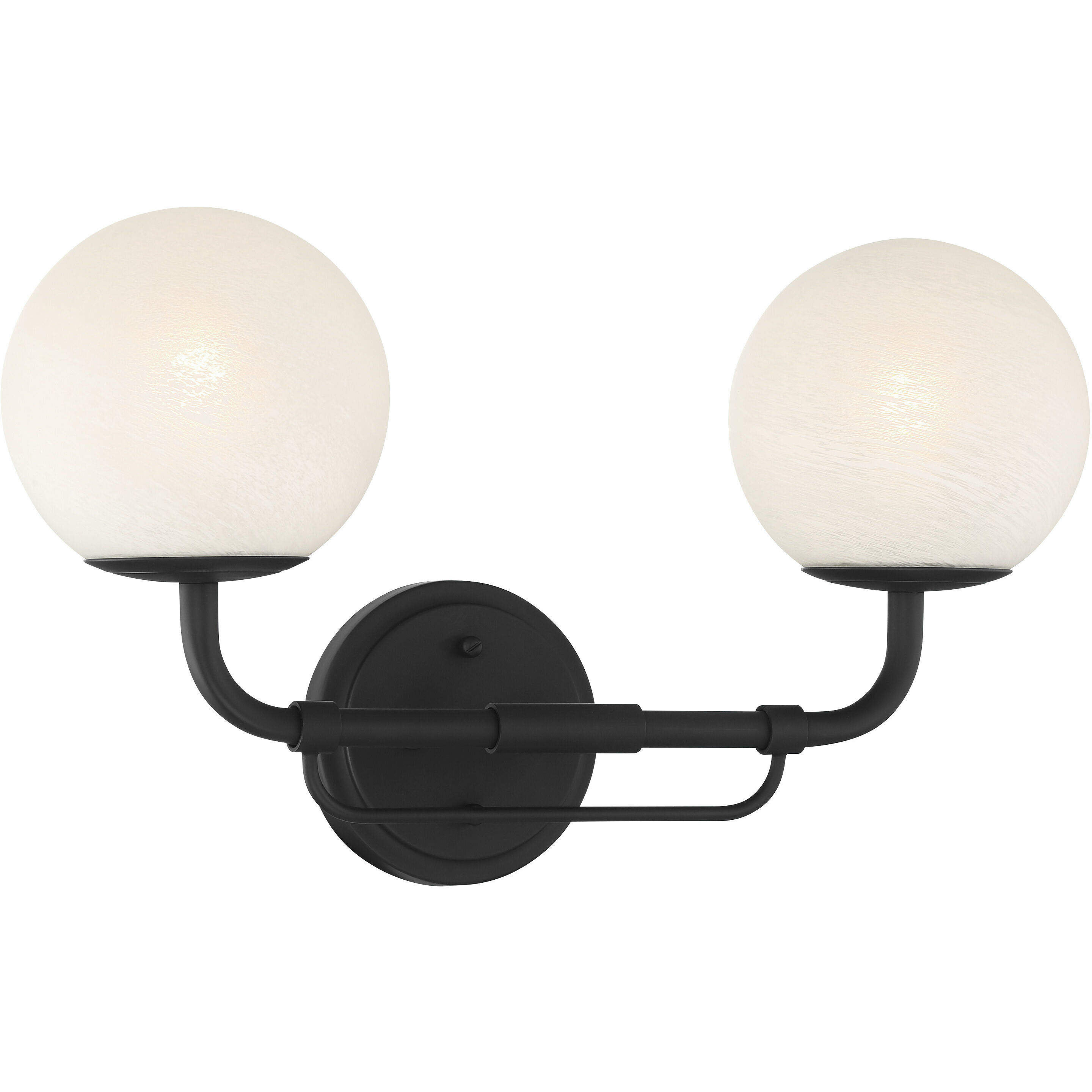 Whitehall 2 Light 18 inch Dark Matte Black Vanity Light Wall Light