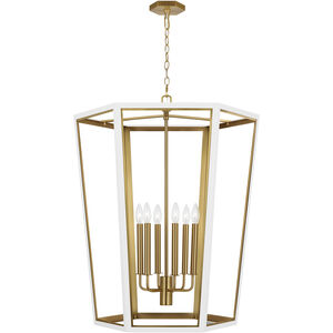 AH by Alexa Hampton Curt 6 Light 26.63 inch Foyer Pendant
