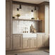 Brickell 1 Light 5.63 inch Matte Black/Hazelnut Leather Wall/Ceiling Light Wall Light in Matte Black and Hazelnut Leather
