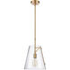 Trustle Pendant Ceiling Light in Satin Brass