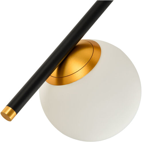 Capri 5 inch Black/Gold Pendant Ceiling Light