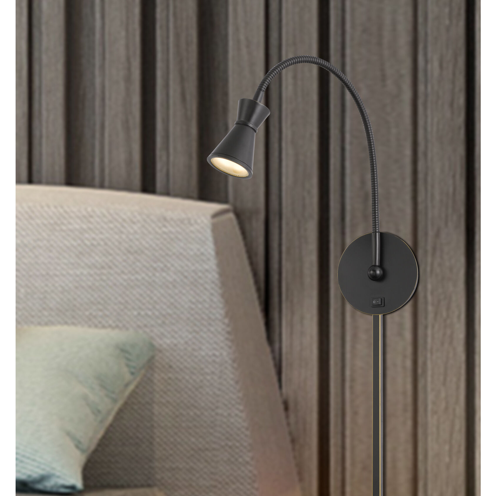 Acerra LED 5 inch Dark Bronze Wall Lamp Wall Light