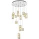 Aston 12 Light 28 inch Chrome Pendant Ceiling Light