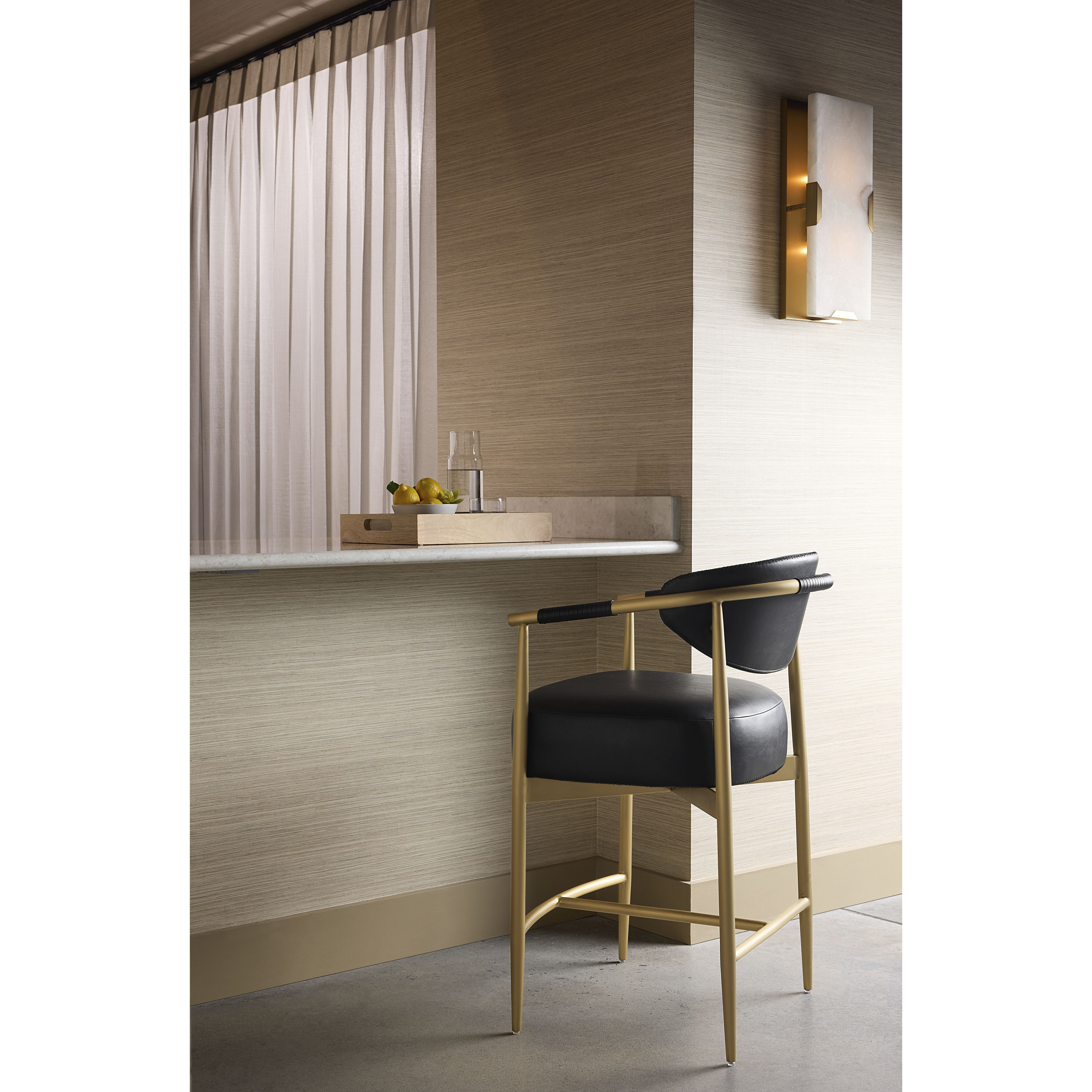 Rovira LED 8 inch Cream / Brushed Gold Sconce Wall Light